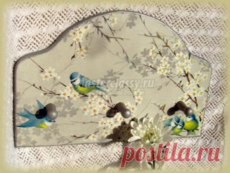 Бижутерница в технике декупаж. Весенние трели. Мастер-класс с пошаговыми фото