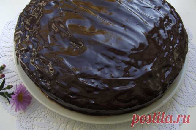 Самый шоколадный торт с вишней!