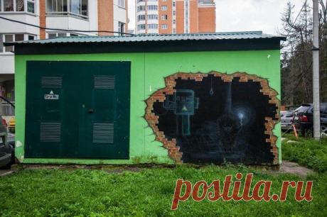 Вышел ежик из тумана, вынул лампу из кармана... / Городская среда (граффити, снеговики, ets) / ВТОРАЯ УЛИЦА