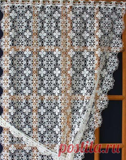 French Macrame Lace Curtains