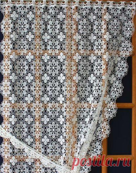 French Macrame Lace Curtains