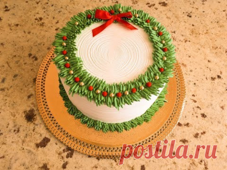 Decoração fácil bolo de natal!