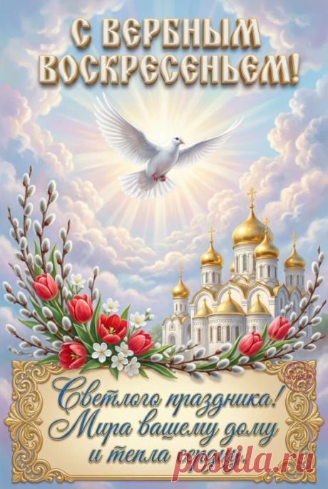 Вербное воскресенье: поздравления