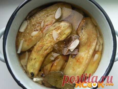 Маринованные баклажаны - вкусный пошаговый фото рецепт приготовления