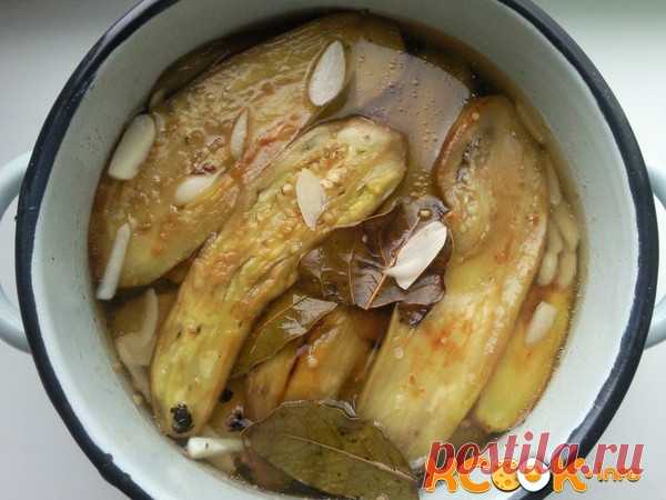 Маринованные баклажаны - вкусный пошаговый фото рецепт приготовления