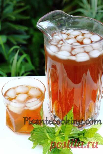 Холодний зелений чай з м'ятою | Picantecooking