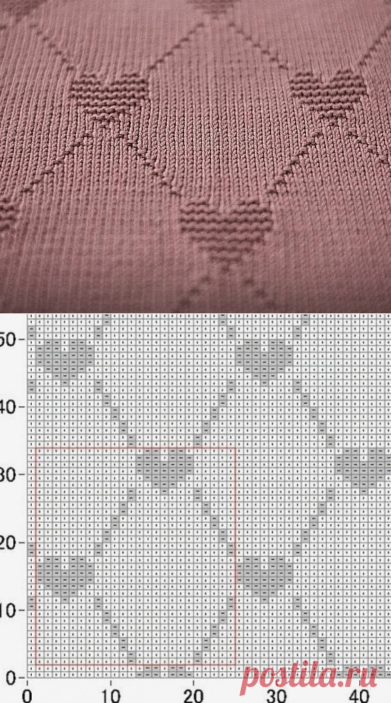 Ромбы с сердцами в вершинах