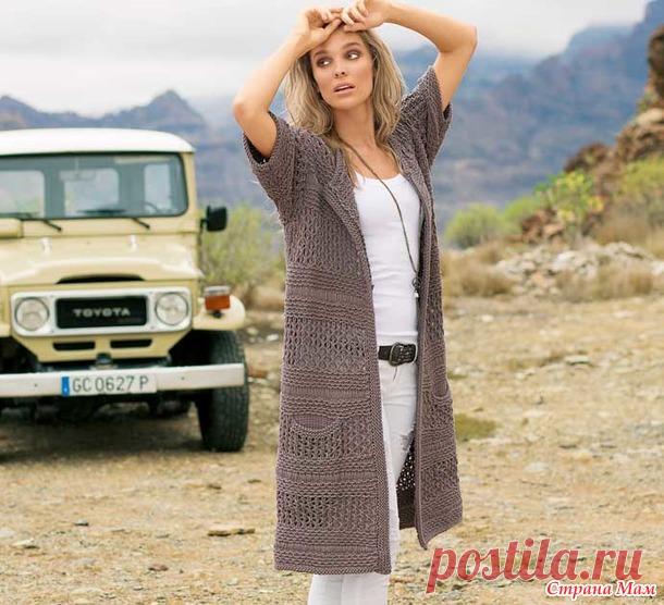 . Летнее пальто - Вязание - Страна Мам