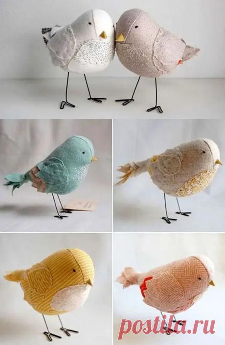 Текстильные птички в декоре интерьера. Идеи для вдохновения - Сам себе мастер - 27 января - 43828073540 - Медиаплатформа МирТесен