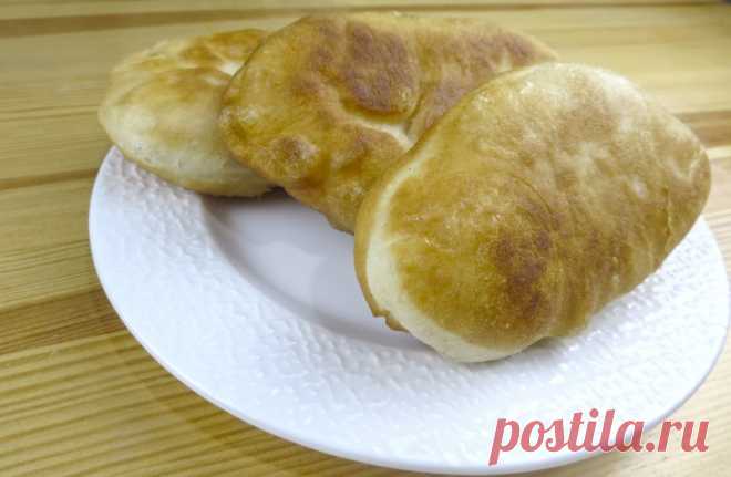 Жареные пирожки с картошкой(постные) — Кулинарная книга