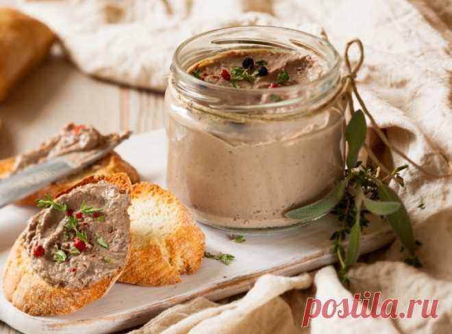Куриный паштет с грибами / Простые рецепты