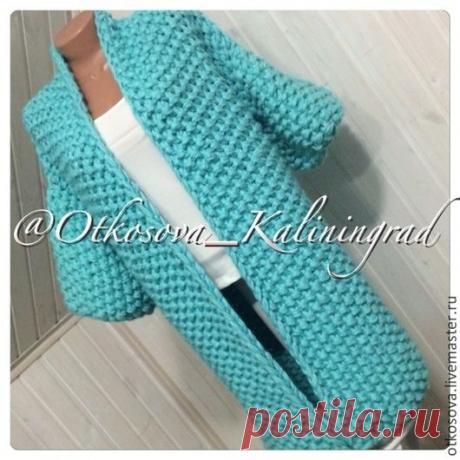 Верхняя одежда ручной работы. Заказать Вязаное пальто