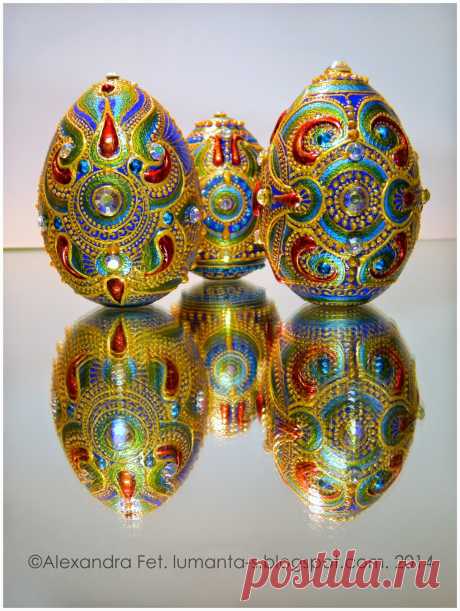 Art by Alexandra Fet: Easter Project 2014.