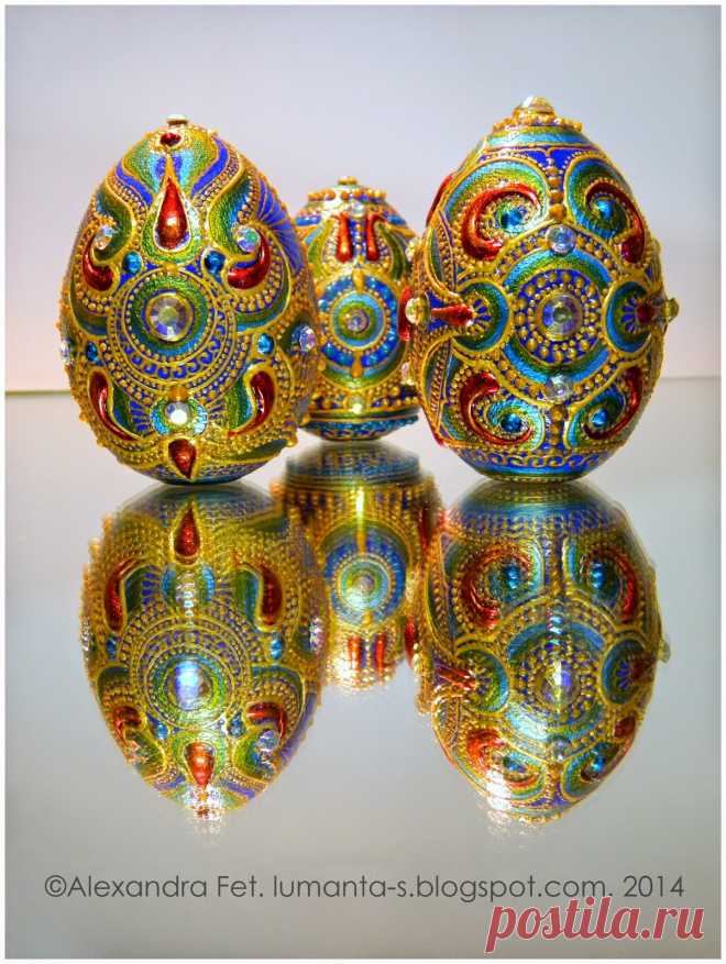 Art by Alexandra Fet: Easter Project 2014.