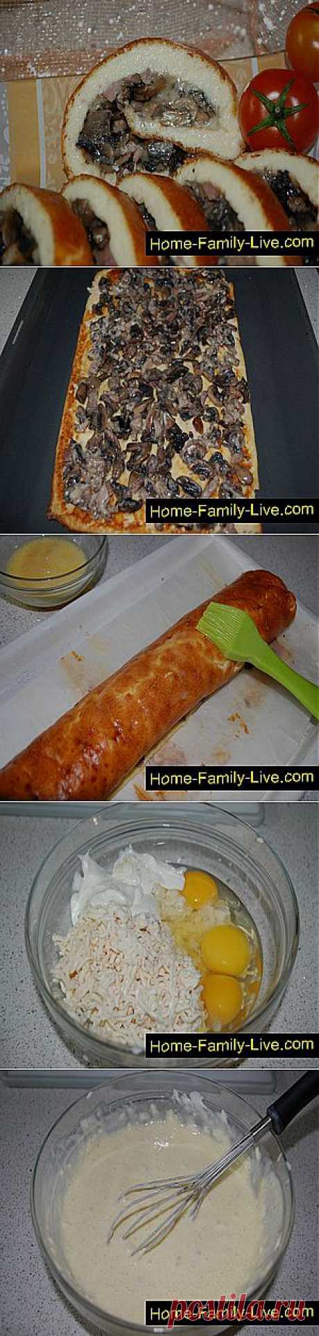 Кулинарные рецепты Рулет закусочный &amp;raquo; Кулинарные рецепты