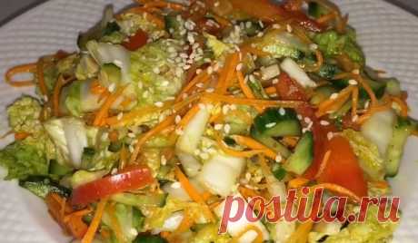 Хрустящая пекинская капуста по-корейски: отличное дополнение к мясу