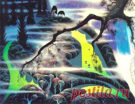 Фантастически красивые пейзажи. Художник Эйвинд Эрл / Eyvind Earle (США, 1916-2000)