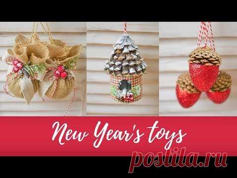 НОВОГОДНИЕ игрушки своими руками