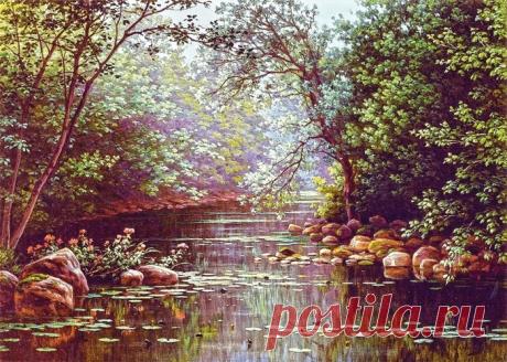 Французский художник Рене Шарль Эдмон Хис (Rene Charles Edmond His 1877 – 1955).