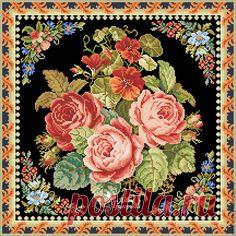 схемы старинной вышивки крестом - Сундук секретов