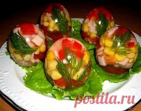 Красиво и вкусно! Заливные «яйца» — Фактор Вкуса