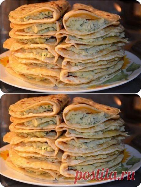 Лепешка с начинкой(Кузикмяк)