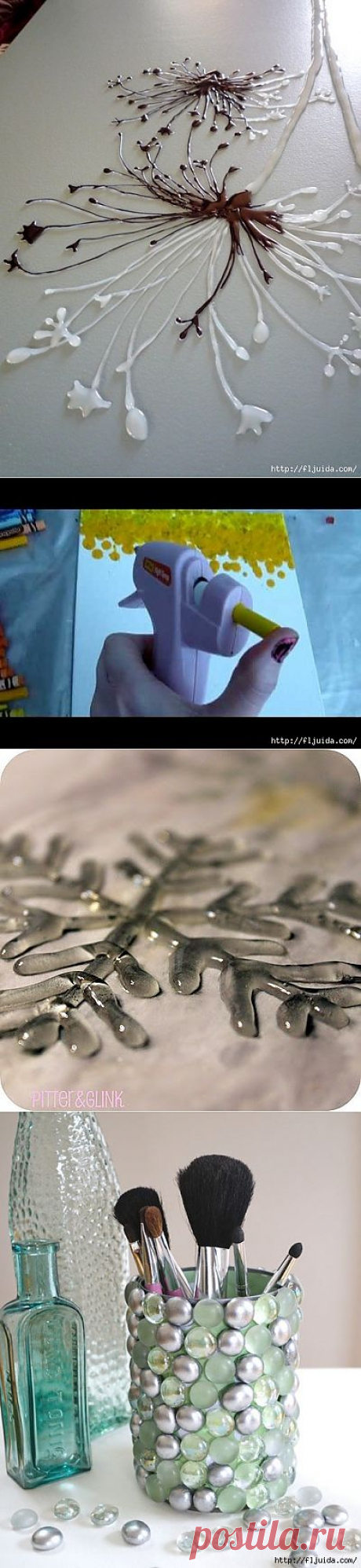 ОРИГИНАЛЬНЫЙ ДЕКОР ГОРЯЧИМ КЛЕЕМ..