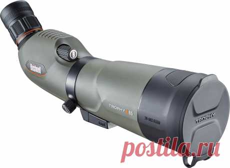 Bushnell Trophy Xtreme Spotting Scope with 45 Degree Eyepiece, 20-60x65mm, Green