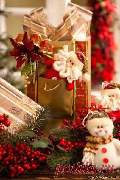 Заворачиваем последние подарочки / Необычные поделки