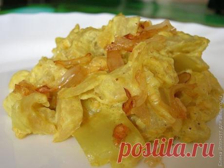 Белые баклажаны, тушенные в сметане / Рецепты с фото