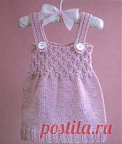 Сарафан для девочки 1-2 года / Вязание спицами для детей / PassionForum - мастер-классы по рукоделию