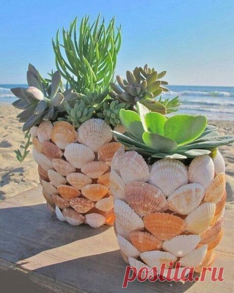 Как украсить цветочный горшок 😊