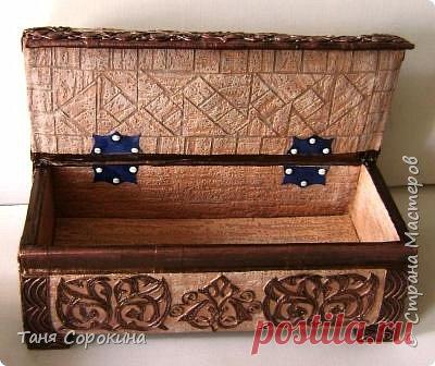 Сундук восточный. Пейп-арт. Мастер-класс. | Страна Мастеров