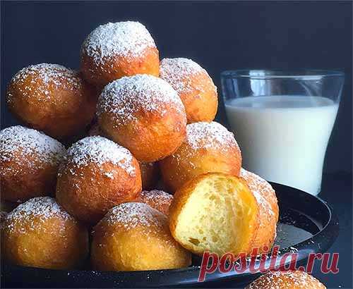 Творожные пончики