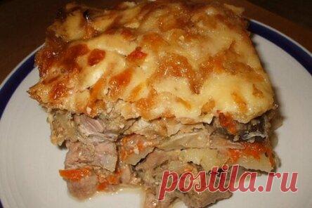 Мясо, запеченное с грибами и сыром – идеальное блюдо для любого праздника
