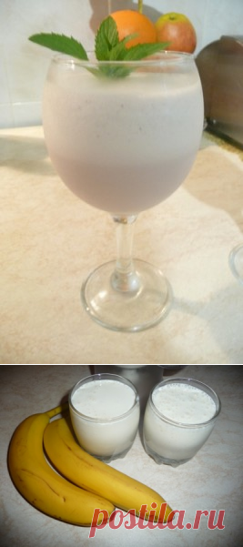 Молочный коктейль из детства : Напитки безалкогольные