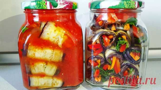 Невероятно вкусные рулетики из баклажан на зиму. Все гости просят рецепт! Баклажанные рулетики – это одно из самых вкусных и полезных блюд, которое вы можете закрыть в банки. Для приготовления вам потребуются такие ингредиенты: -баклажаны, 5 шт; — перец...