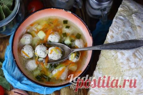 Суп с фрикадельками, самый вкусный, с рисом | Простые рецепты с фото