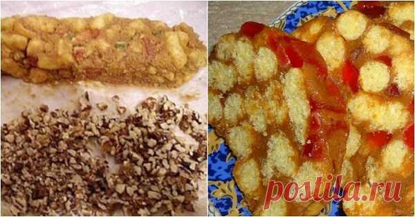 Сладкая колбаска из кукурузных палочек - простейший десерт без выпечки | Четыре вкуса