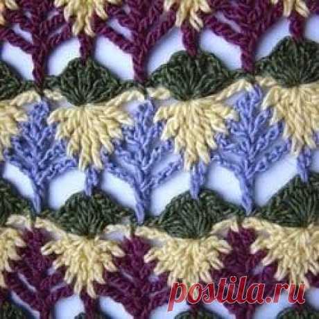 Интересный узор и 3 снежинки. / Вязание крючком / Вязание крючком для начинающих