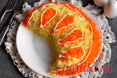 Салат Апельсиновая долька