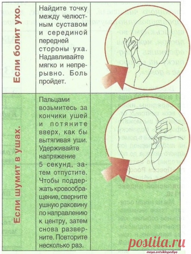 Если болит ухо. Если шумит в ушах.