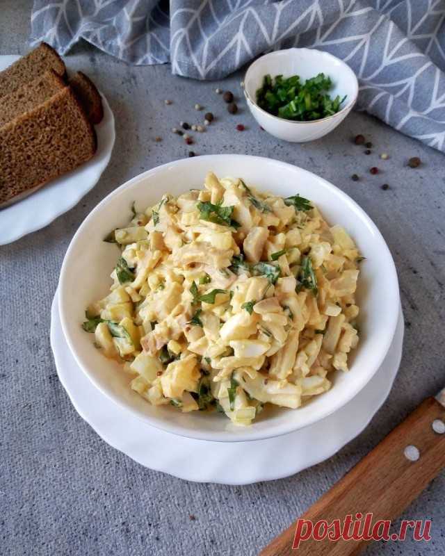 ​Салат с кальмарами — Sloosh – кулинарные рецепты