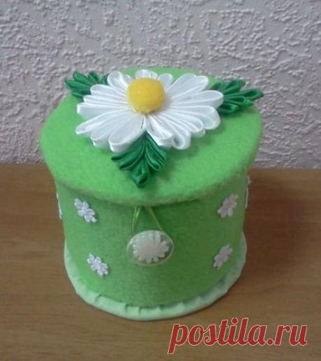 Шкатулка с ромашками. / Конкурсы / Цветочное рукоделие