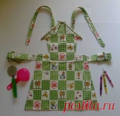 Как сшить красивый фартук для кухни своими руками | Лучший пол