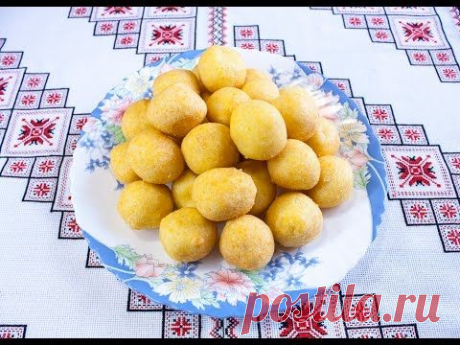 КАРТОФЕЛЬНЫЕ ШАРИКИ или КАРТОФЕЛЬНЫЕ ПАМПУШКИ очень просто Картопляні кульки або картопляні пампушки - YouTube