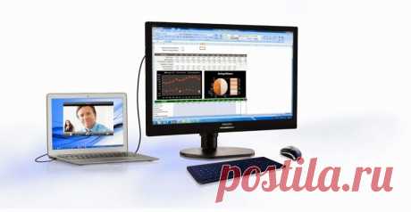 Ferra.ru - Монитор Philips 221S6QUMB подключается к ноутбуку через USB
