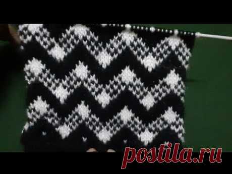 Two colour design for sweater/jacket/cardigan