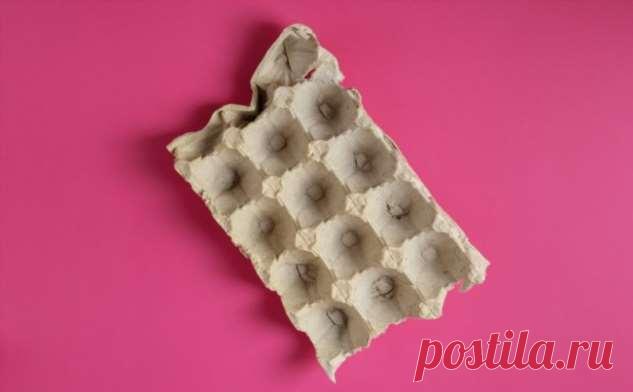 Применение бумажных лотков от яиц | Краше Всех