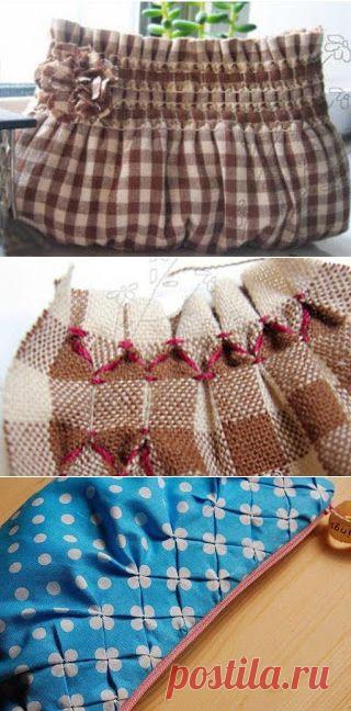 КЛАТЧ ИЛИ КОСМЕТИЧКА С БУФАМИ !!!  **Симпатично и эффектно.